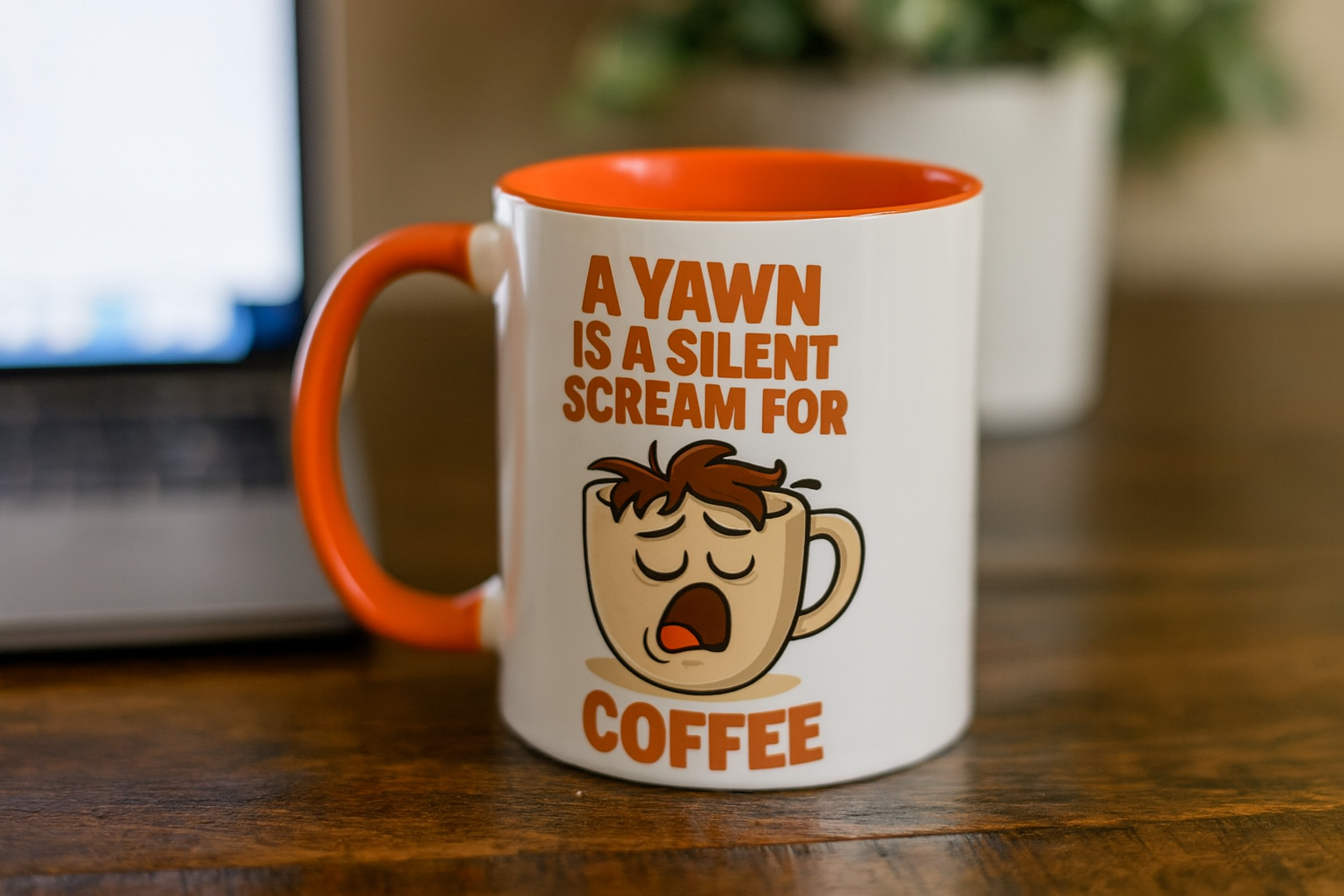 Funny Coffee Mug - A Yawn is a Silent Scream for Coffee, Gift for Coffee Lovers, Office Humor, Caffeine Enthusiast, Birthday Present, [...]