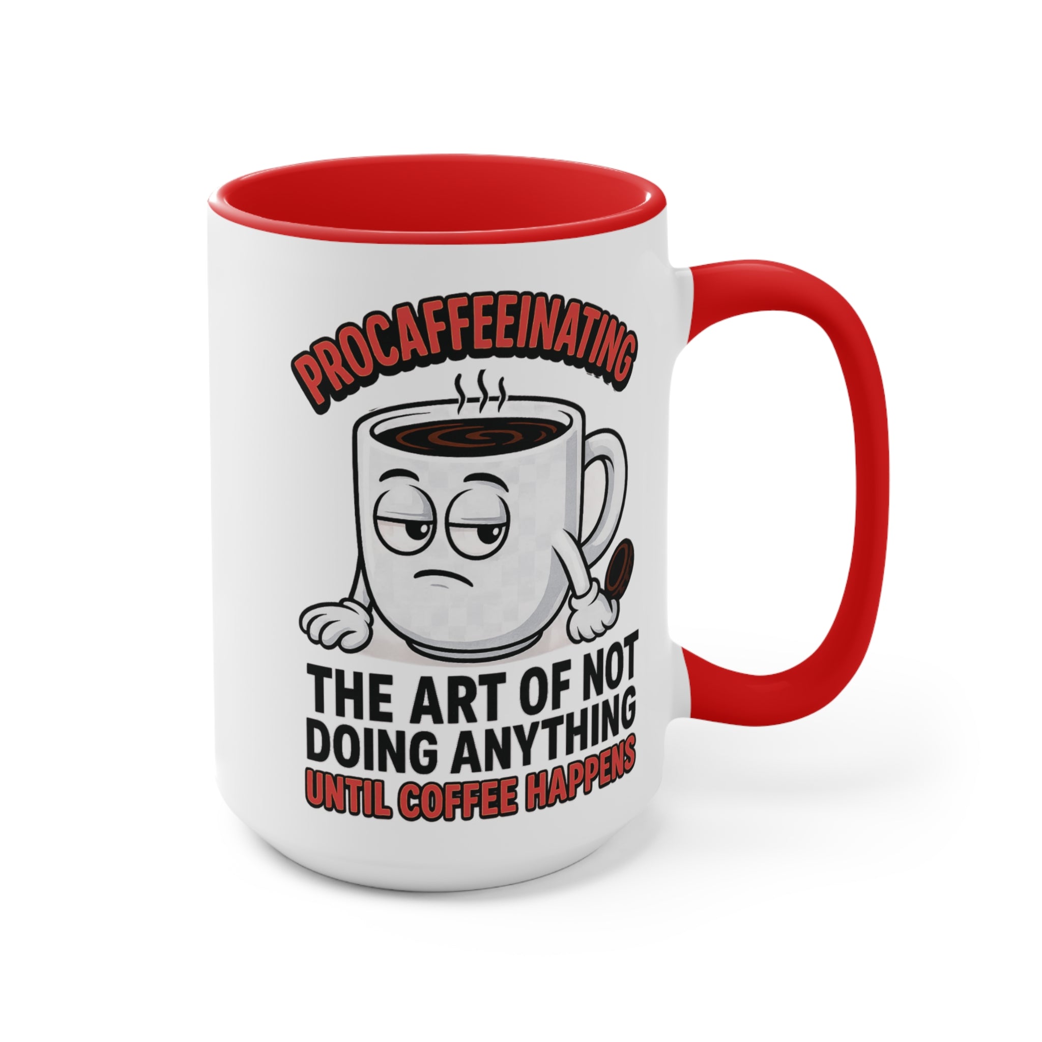 ☕ Procaffeinating Mug – The Official Coffee Lover’s Delay Tactic