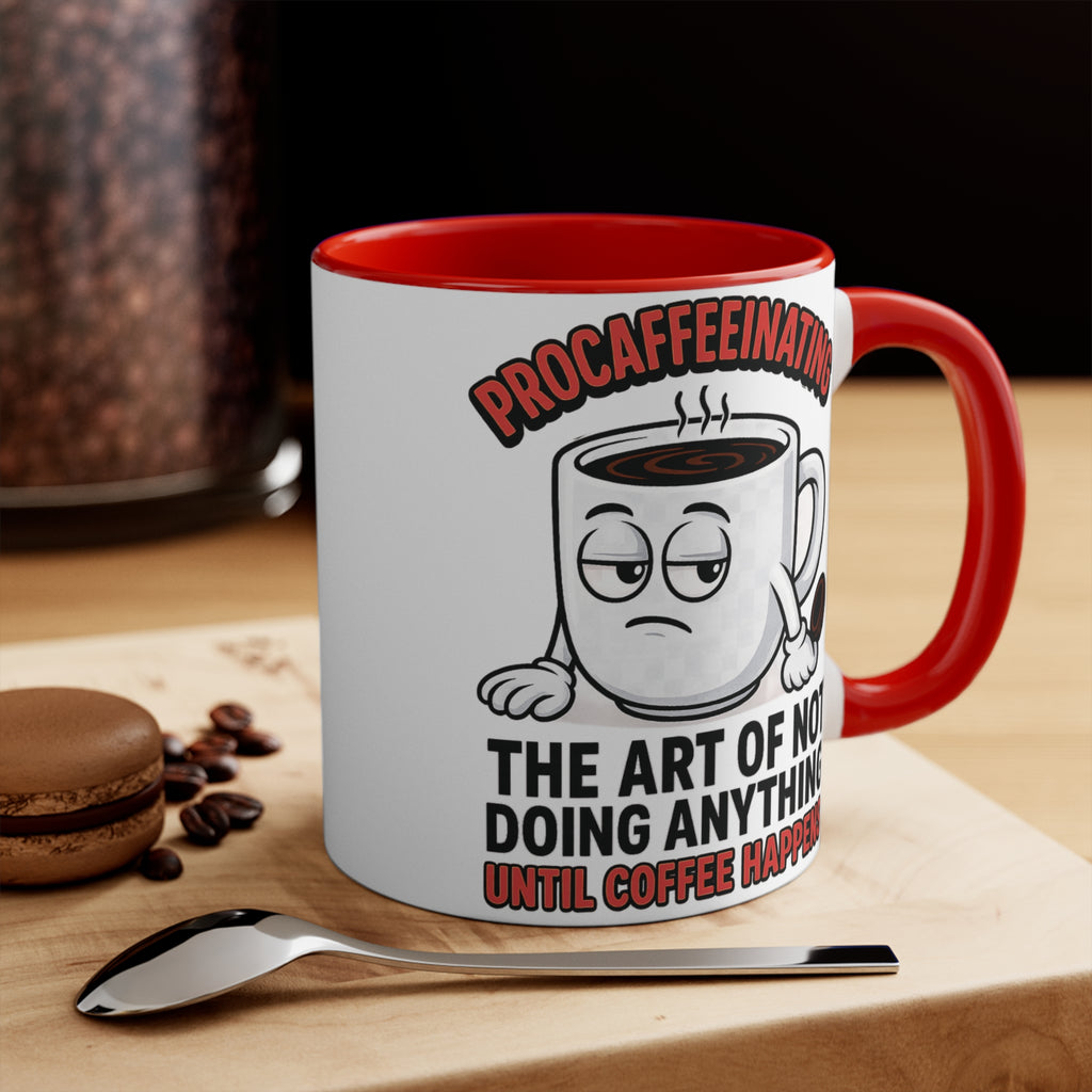 ☕ Procaffeinating Mug – The Official Coffee Lover’s Delay Tactic